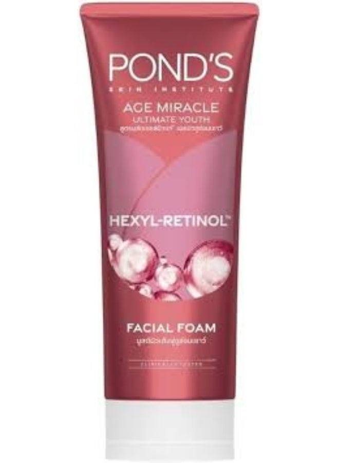Pond's Age Miracle Ultimate Youth Facial Foam With Hexyl Retinol 100grams