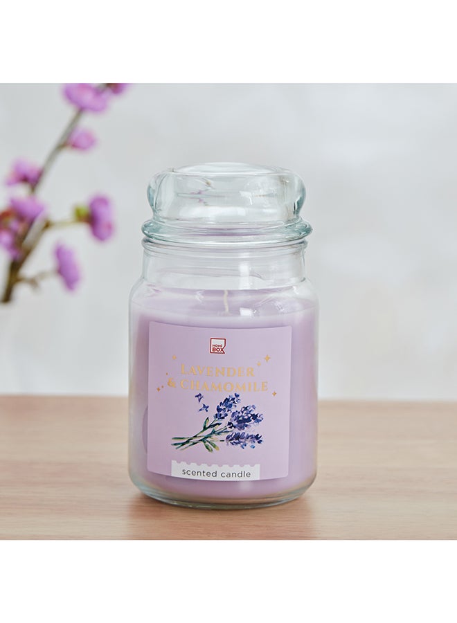Home Box Qara Colonial Lavender Chamomile Jar Candle 530 g - Image 1