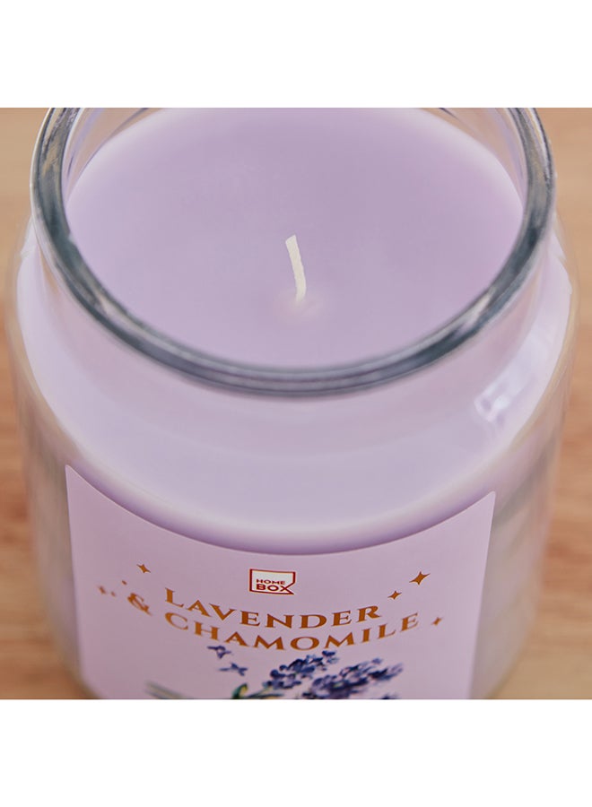 Home Box Qara Colonial Lavender Chamomile Jar Candle 530 g - Image 4