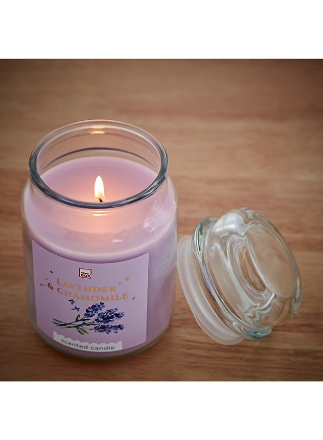 Home Box Qara Colonial Lavender Chamomile Jar Candle 530 g - Image 3