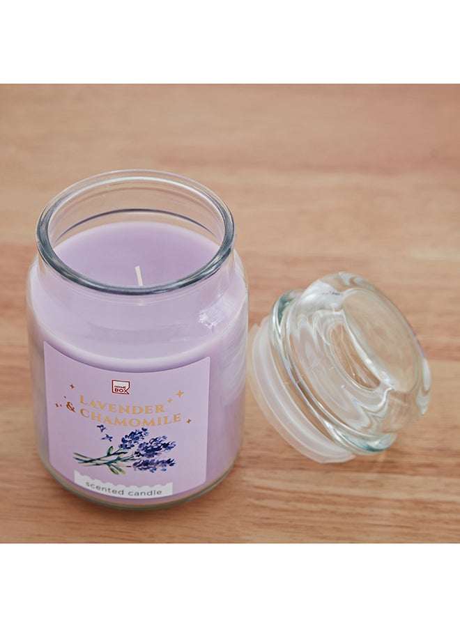 Home Box Qara Colonial Lavender Chamomile Jar Candle 530 g - Image 2