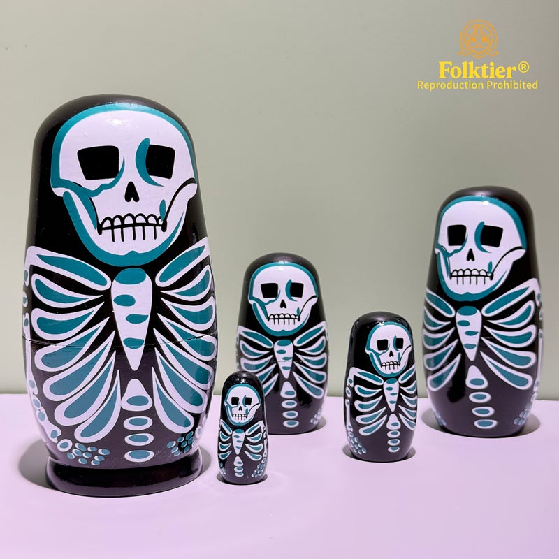 FolkTier 1 Set Nested Dolls Weird Toys Easter Decorations Gifts for Kids - Image 4