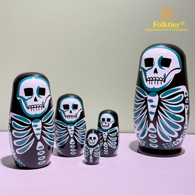 FolkTier 1 Set Nested Dolls Weird Toys Easter Decorations Gifts for Kids - Image 2