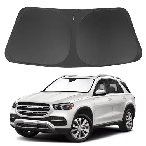 LHFLIVE Windshield Sun Shade Compatible with 2020 2021 2022 2023 2024 2025 2026 Mercedes GLE 350 450 Accessories Window Sunshade Sun Visor Protector Keep Car Cool - Image 1