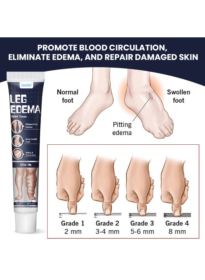 سوميفون كريم تخفيف وذمة الساق، تخفيف وذمة القدم، آمن ومريح - Image 4