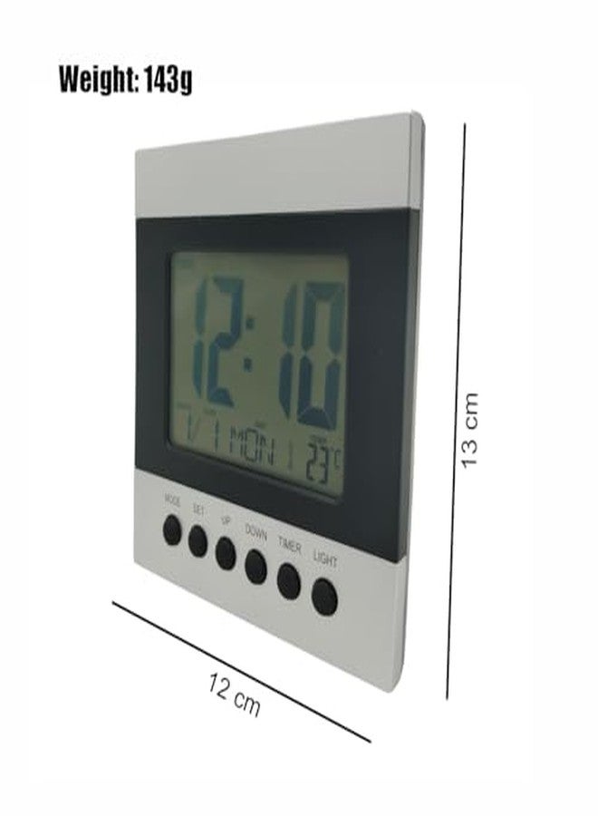 NXZ Desk Clock Digital Table Clock with Alarm Function, Wall Clock, Clock for Home and Office - Image 2