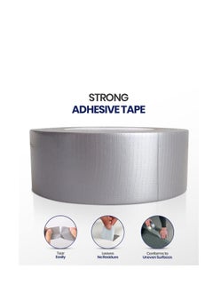 MARKQ 1 Roll Duct Tape, 2 inches x 15 yards Strong Adhesive Silver Tape for Packing, Kitchen Home, Office, Indoor & Outdoor Use  - Image 2