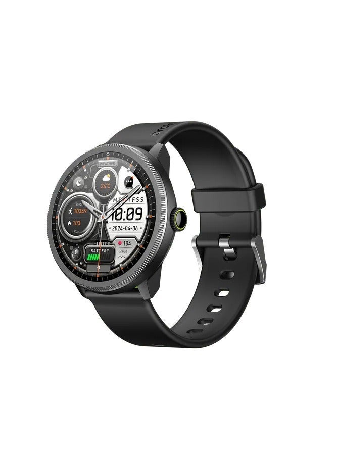 Oraimo Smartwatch 5R 1.43'' Amoled IP68 Black with Free silicon watch band WB-03 - Image 2