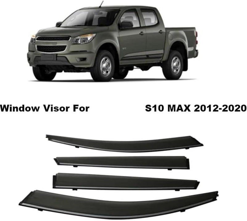 Wivplex Side Window Deflectors for Chevrolet S10 MAX - Image 3