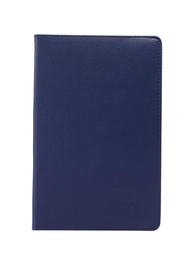 Redmi Pad SE 11 inch 2023 Tablet case for Protector Pebbled Rotating 360 Solid Color Protective Case Holster (Dark Blue) - Image 2