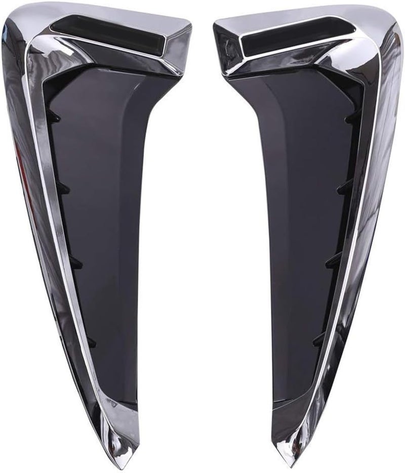 CHEYA Car Xdrive Emblem Shark Gills Side Air Flow Fender Vent Decoration Cover Trim for BMW X5 f15 X5M F85 2014-2018 (Matte+Black) - Image 2