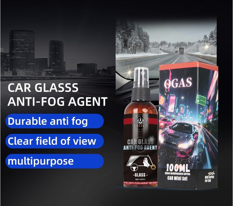 OGAS Anti-Fog Spray for Car Windshield & Glasses – Long-Lasting Defogger for Eyeglasses, Swim Goggles & Ski Lenses – Water-Repellent Anti Mist Coating for Clear Vision on Mirrors & Glass Surfaces - Image 4