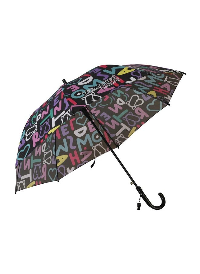 Hamster London HAMSTER LONDON Dyno Amigoes Children's Dinosaur Umbrella/Animal Umbrella, Dino Umbrella/Umbrella for Kids/Jungle Theme Umbrella/Animal Umbrella for Children (Black)  - Image 2