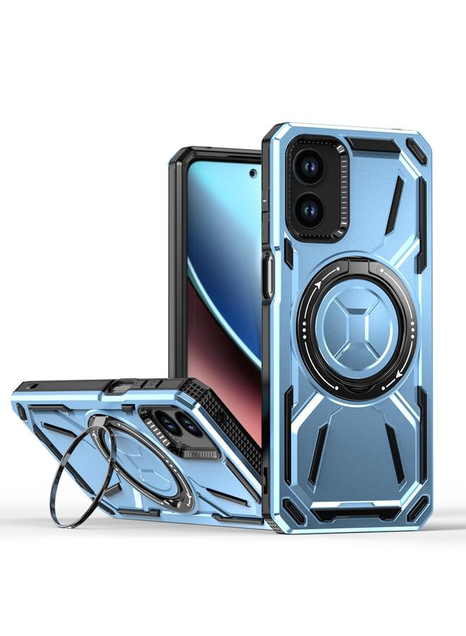 S-TOP Case For Motorola Moto G Play 4G 2024 Armor II Series MagSafe Magnetic Holder Phone Case - Image 1