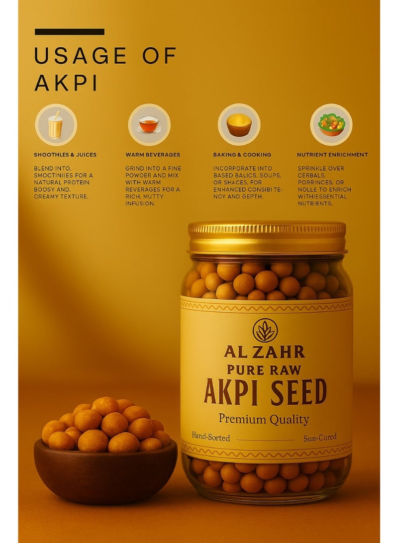 Zahr Al Zahr Pure Raw Akpi Seed – Premium Quality, Hand-Sorted & Sun-Cured | High-Nutrient Aromatic Nut – 100g  - Image 3