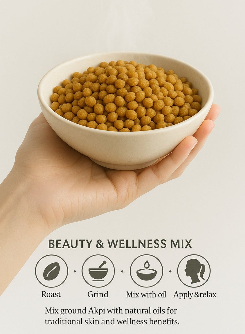 زهر بذور أكبي الخام النقية من الزهر - جودة ممتازة، مُفرزة يدويًا ومُعالَجة بالشمس | جوز عطري غني بالعناصر الغذائية - Image 4