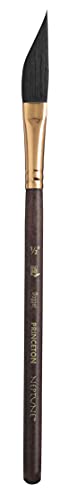 Princeton Neptune Paintbrush, Size 1/2 inch, Dark Wood - Image 1