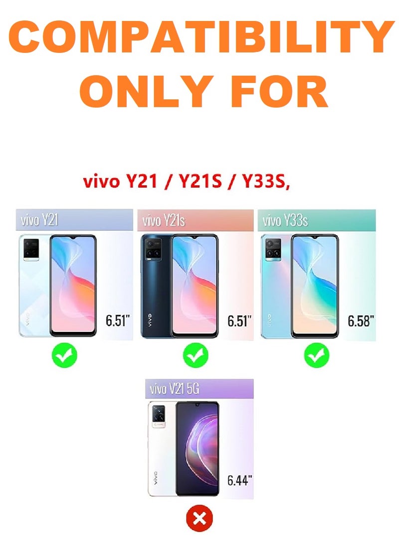 Super 2 Pieces Tempered Glass Screen Protector 5D Designed For vivo Y21s Full Glue Edge to Edge Full Screen Coverage And Bubble Free - Image 3