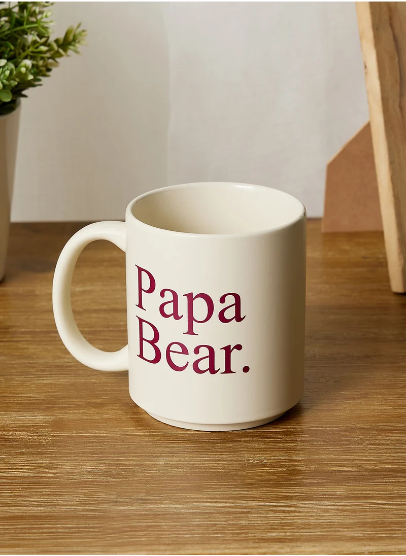 Typo Space Daily Mug Papa Bear