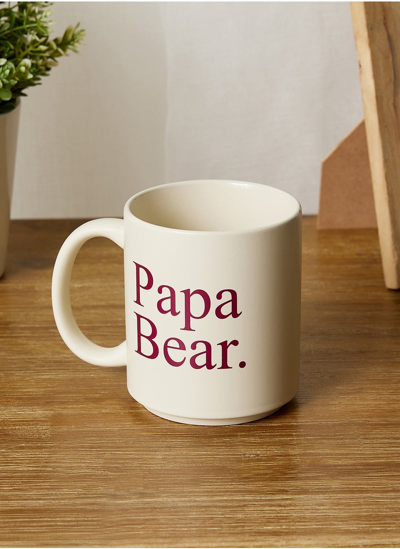 Typo Space Daily Mug Papa Bear  - Image 2