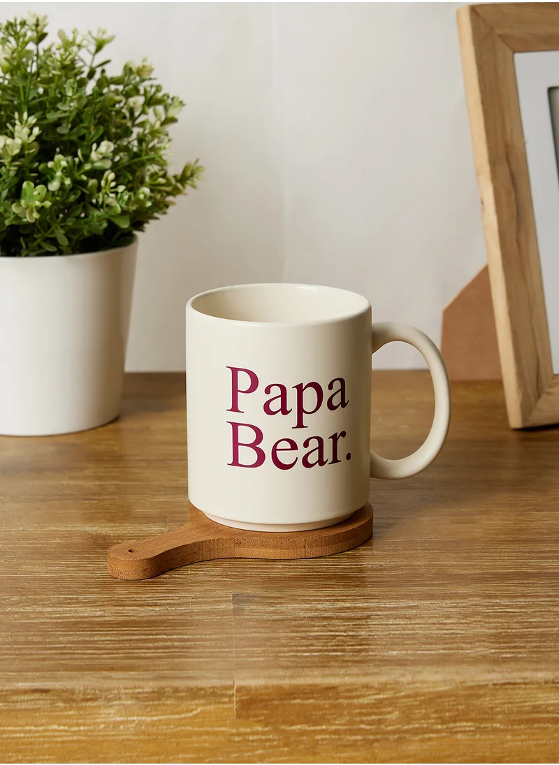 Typo Space Daily Mug Papa Bear