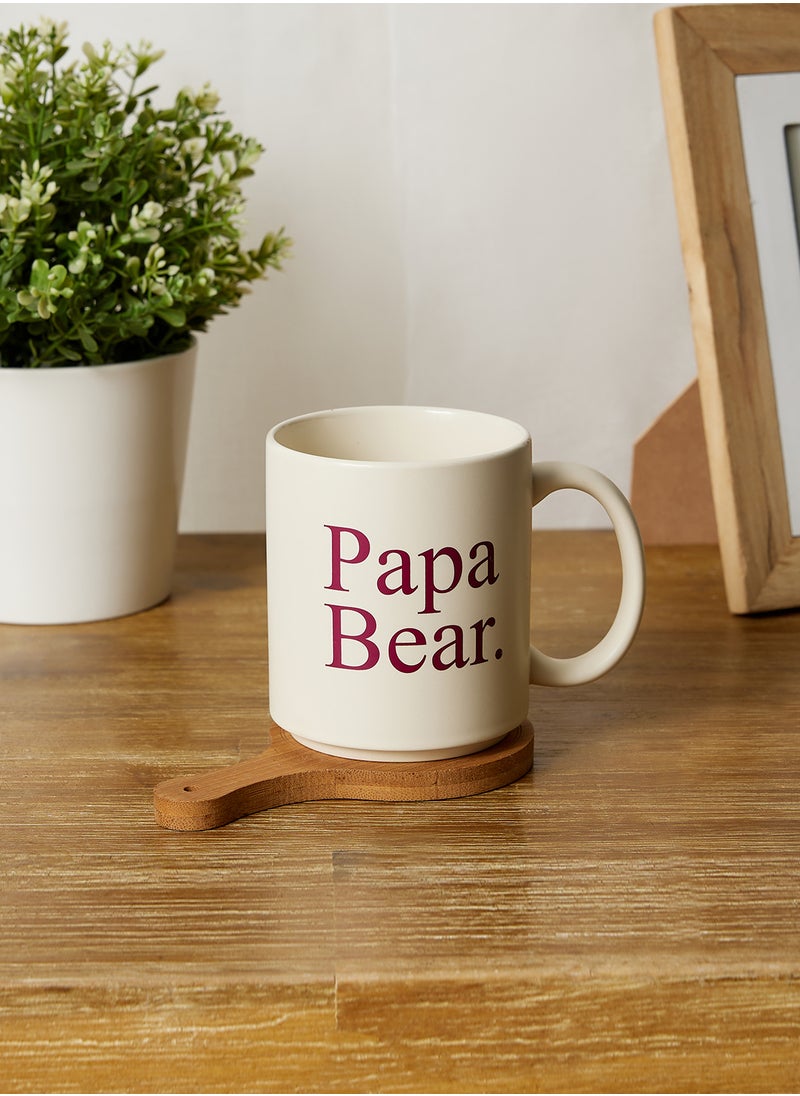Typo Space Daily Mug Papa Bear  - Image 1