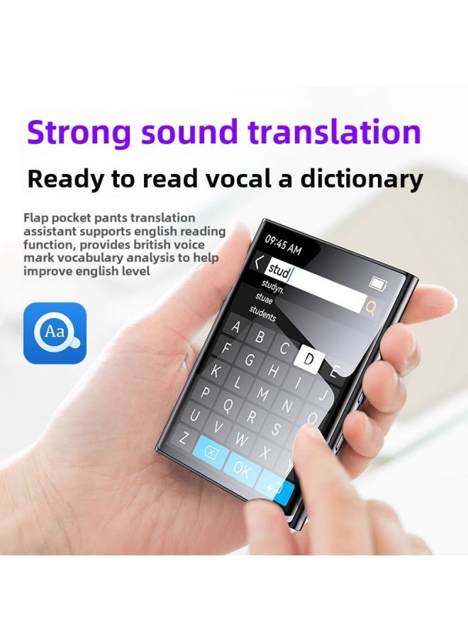 Generic - High School Students P5M Song M Artifact Mp3 Walkman Students Learn Mp4 Novel Qin Bluetooth Player Special English-Body Color:5.4 Touch Screen Full Screen Version/long Battery Life/bluetooth 5.3 [send Luxury Gift Package + Help Below-Memory Capacity:32gb Has Undergone Popular Resources (phon + Novel + Movie + Tv Series) - [protect - Image 1