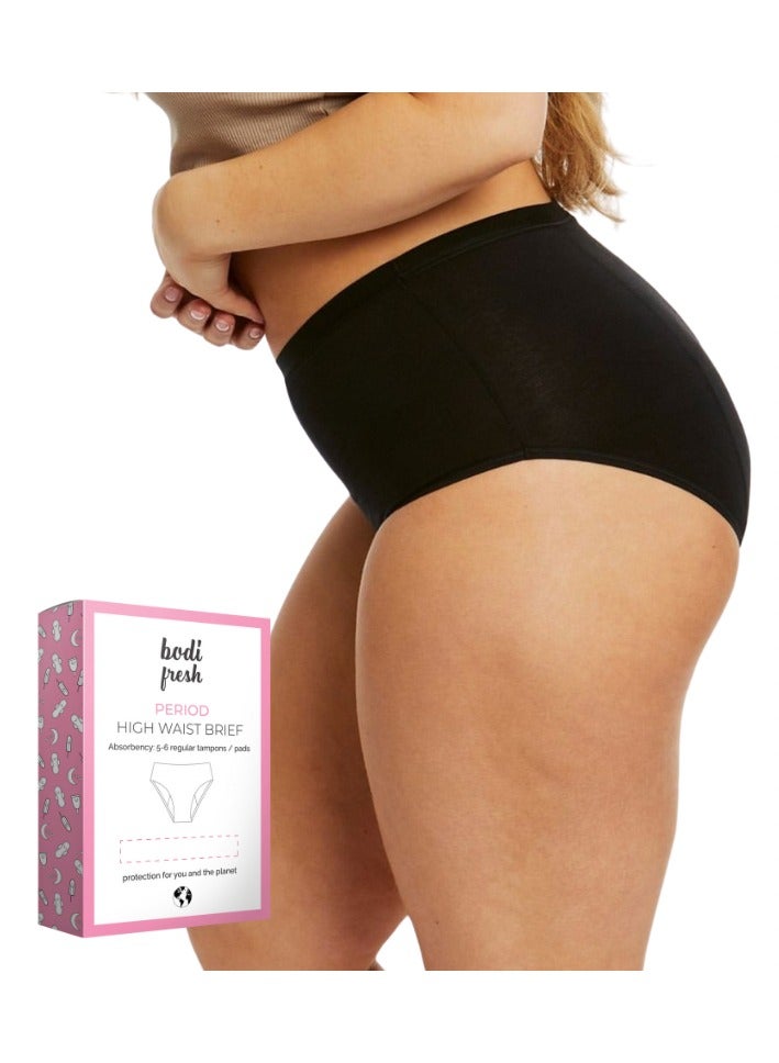 bodi fresh High-Waist Leakproof Period Underwear – Heavy Flow Absorbent Briefs - Image 4