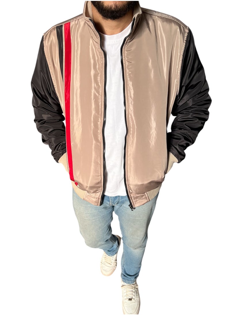Triple H Thermal Full zipper stand collar bomber jacket From Triple H  - Image 4