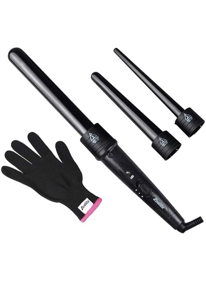 Hair Curling Iron or Egg Wand for Curling Large Tool and Small Waves Produces Classic Curls for Use on Short, Medium and Long Hair 32mm H Black  - Image 5