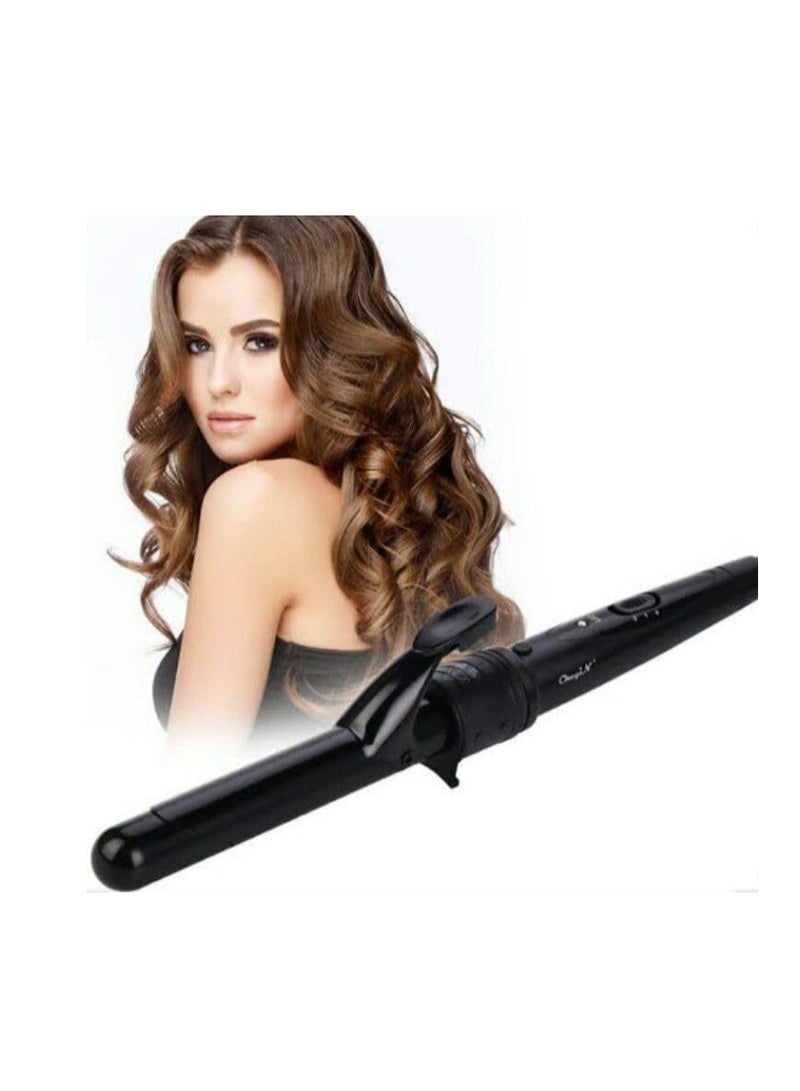 Hair Curling Iron or Egg Wand for Curling Large Tool and Small Waves Produces Classic Curls for Use on Short, Medium and Long Hair 32mm H Black  - Image 1