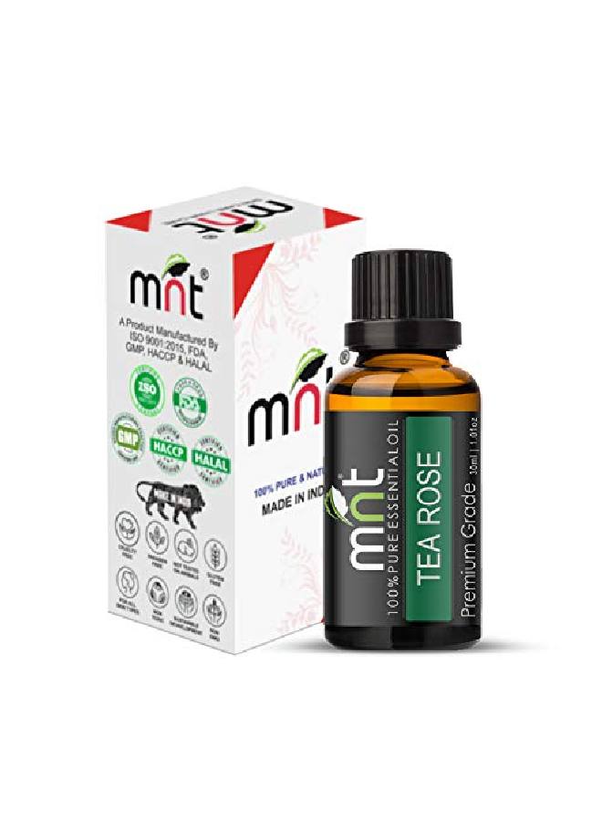 MNT Tea Rose Essential Oil 100% Pure l & Undiluted For Skin Care & Hair Care (30ML) - Image 3
