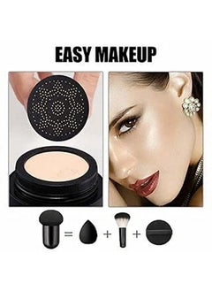 SUNISA Bb And Cc Cream Foundation With Mushroom Head Air Cushion 20G And 1 The Matte Fixer With 1 Nude Eyeshadow Palatte (Pack Of 3)  - Image 5