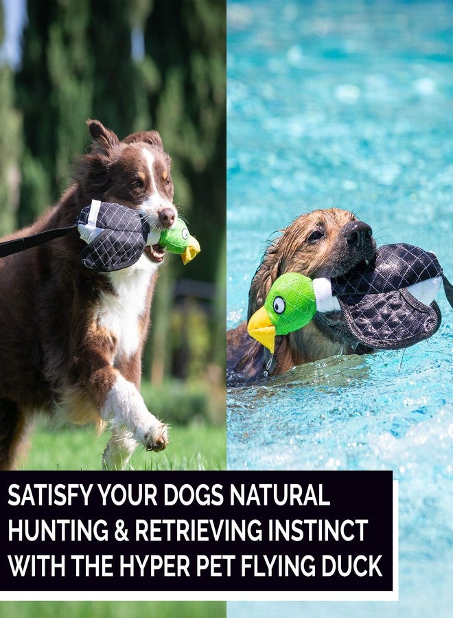 Hyper Pet Flying Series Interactive Dog Toys - Large Duck Slingshot Fetching Dog Toy - Floats on Water - Image 4