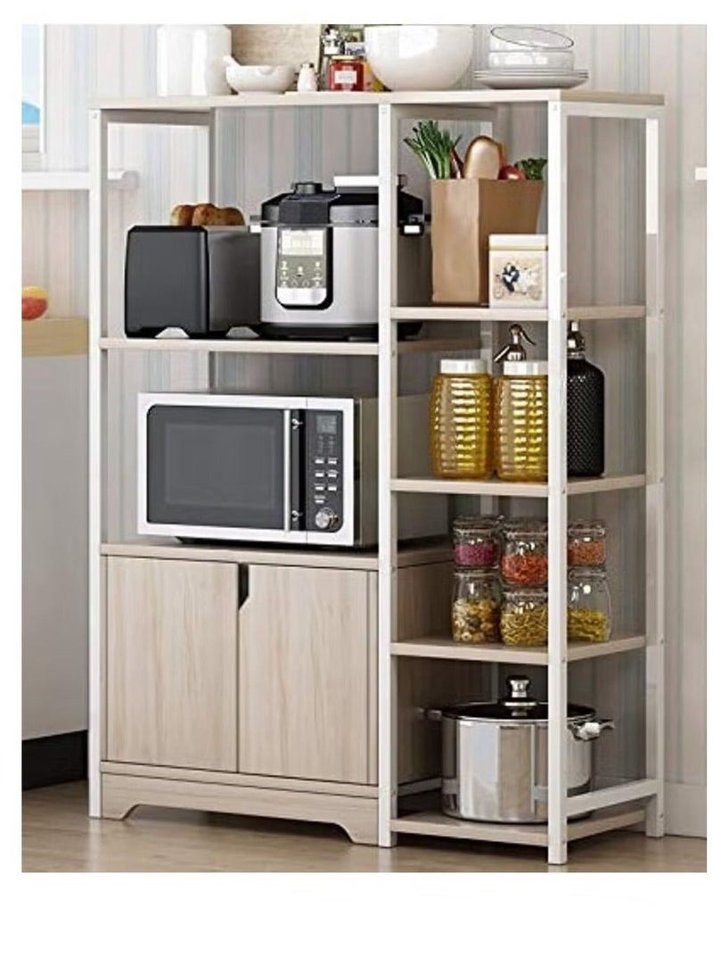Kitchen Standing Shelf / Units Kitchen Rack with Storage Cabinet 4 Tier/ Microwave Oven / Stand Spice Holder - Image 2