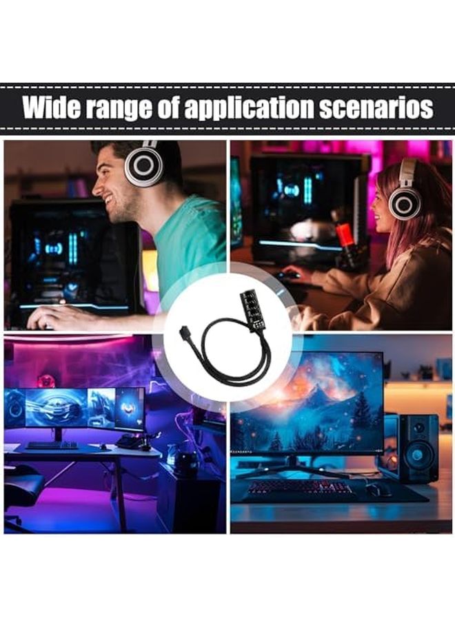 PC Cooling Fan Hub Splitter Board with Speed Control Header Efficient Air Circulation - Image 5
