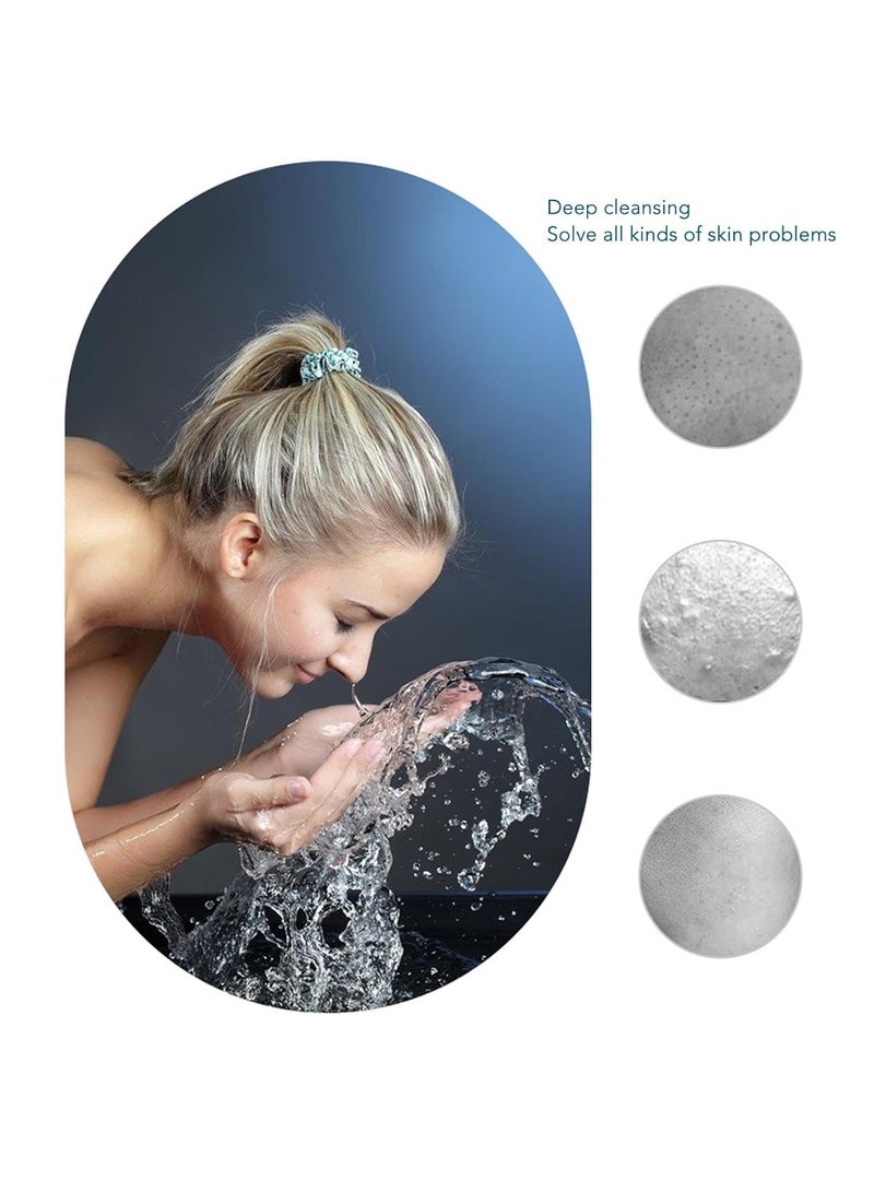 عام فرشاة تنظيف الوجه الكهربائية والمقشرة تأتي مع ٤ رؤوس للتنظيف، قابلة لإعادة الشحن ومقاومة للماء. - Image 4