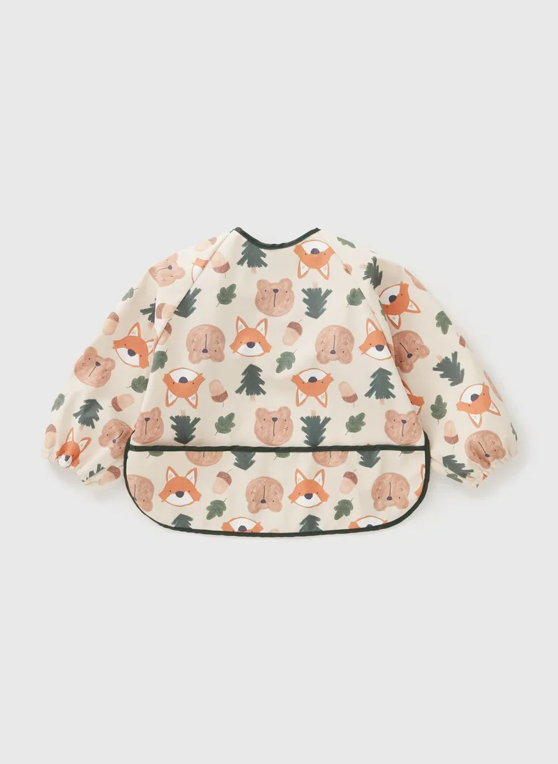 ماتلان Baby Green Forest Coverall Bib