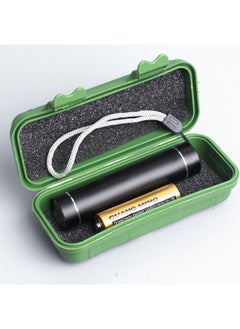 Dry Battery Flashlight Reading Student Dormitory Special Strong Light Super Bright Children's Eye Protection Small Flashlight-Product Specifications:Black (collect And Get 2 Aa Batteries)