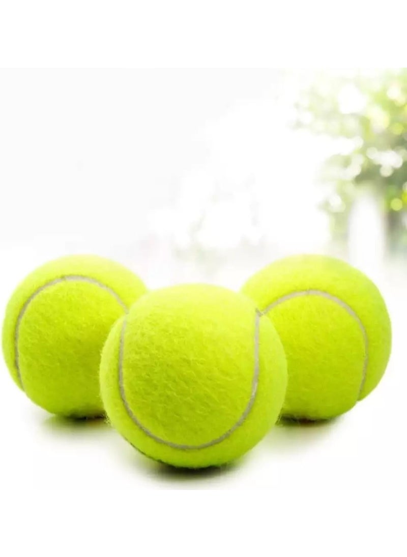 Deniz Sport 3 Yellow Tennis Balls Training Tennis Ball  - Image 1
