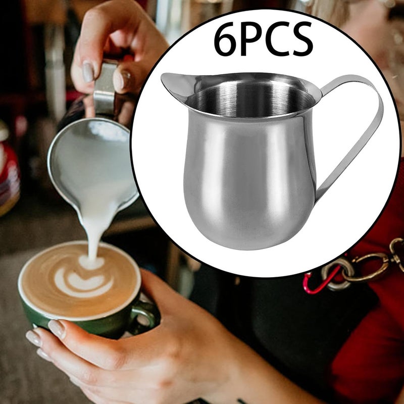 6X MILK LADER CREAMER JLAK MILK CUPS CREAM DISPENER CREAMER with MANY for TEAHOUSE COFFEE MAPLE, 90ML - Image 4