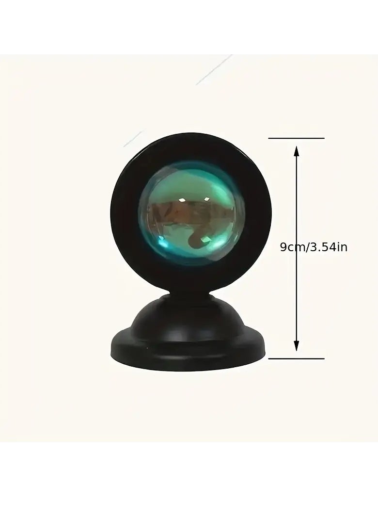 PAMEER Sunset Projection Lamp,180 Degree Rotation Multiple Colors Sunlight Projector, Rainbow Night Led Light, Table Lamp Night Light Projector for Party, Home Bedroom Decor, Photography.  - Image 2