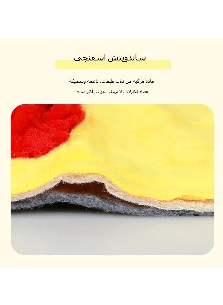 عام “حصيرة إطعام ناعمة من الصوف للكلاب، غير قابلة للانزلاق من الأسفل، لعبة تعليمية للكلاب، لعبة تعليمية للكلاب للتدريب وتخفيف التوتر.” - Image 5