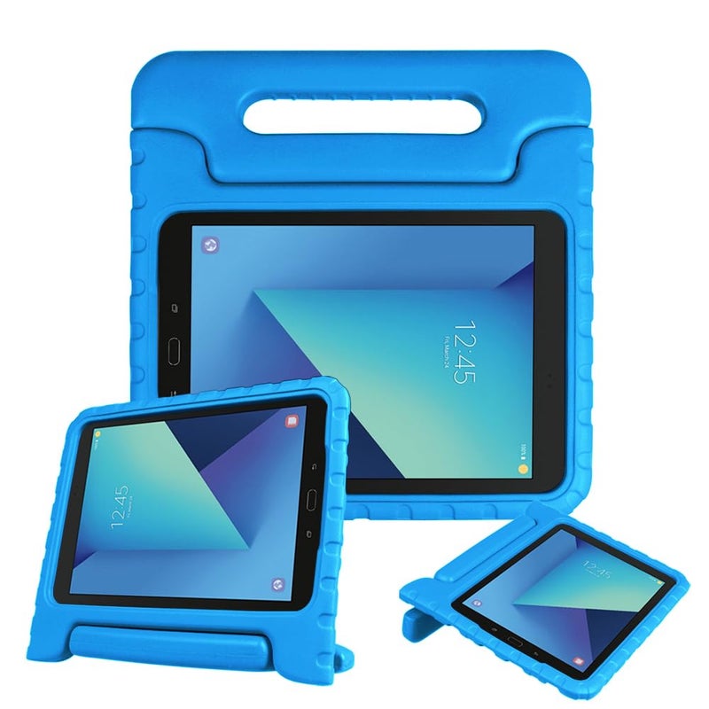 Fintie Case for Samsung Galaxy Tab S3 9.7, Light Weight Shock Proof Convertible Handle Stand Kids Friendly Cover for Samsung Galaxy Tab S3 9.7-Inch Tablet (SM-T820/T825/T827) 2017 Release, Blue - Image 1