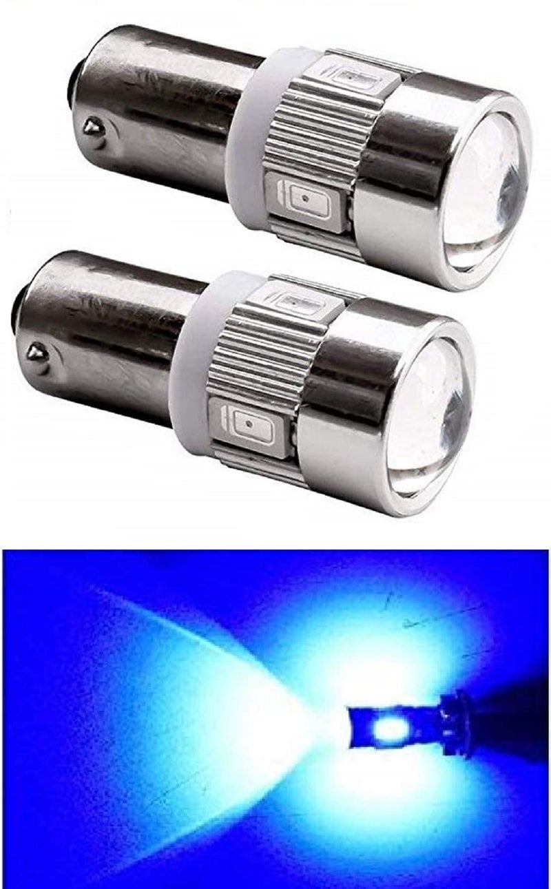 SARTE 6 Led Smd Parking Light Bulb | Pilot Lamp Bulbs | For Bullet Bike (Blue, 4Pcs) - Image 2