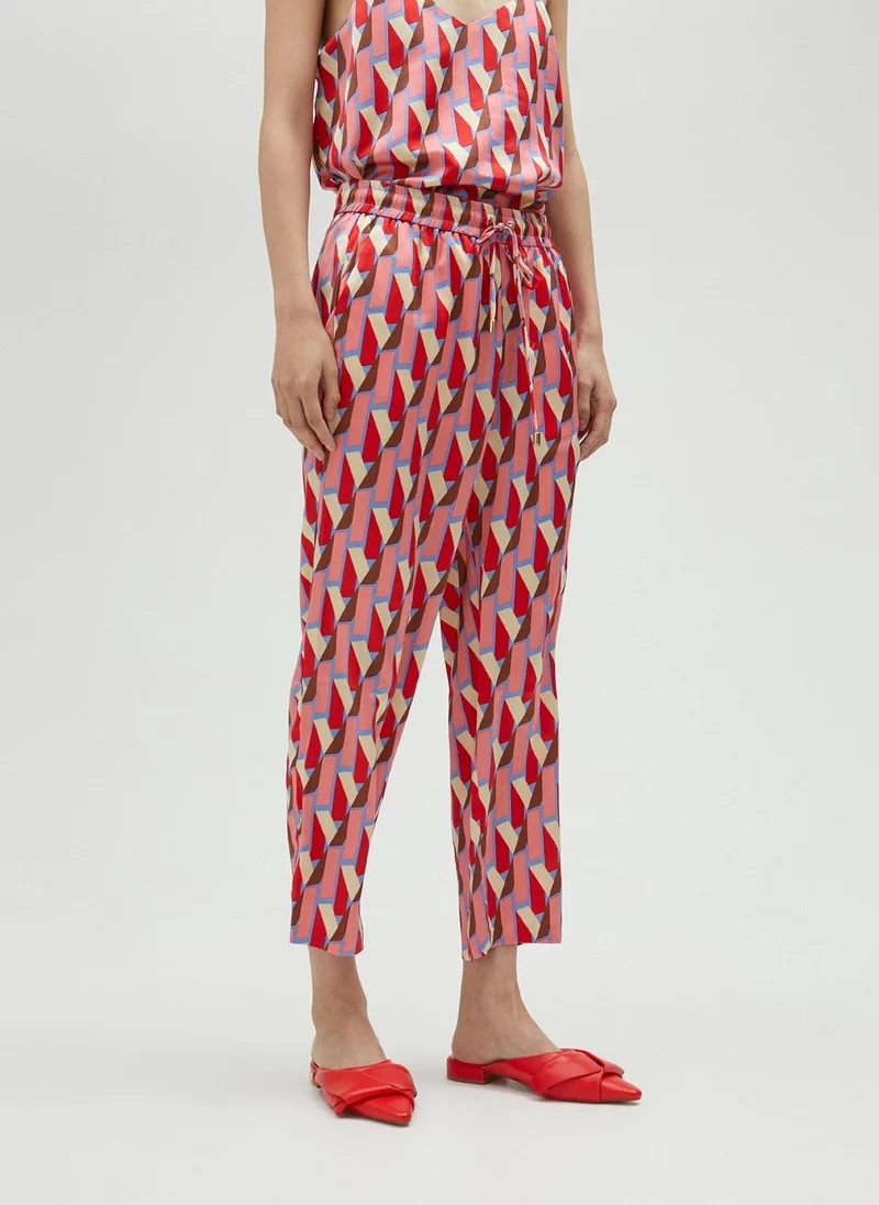 Lola Casademunt Multicoloured logo print trousers
