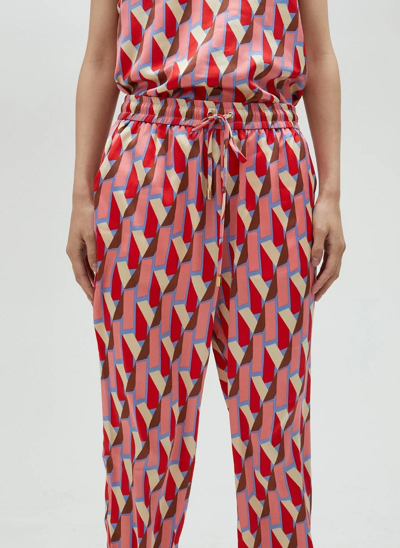 Lola Casademunt Multicoloured logo print trousers