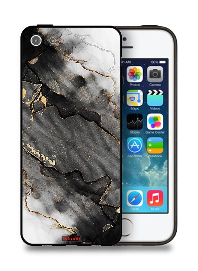 Tolwak Apple iPhone 5/5s/SE Protective Case Glitter Marble - Image 1
