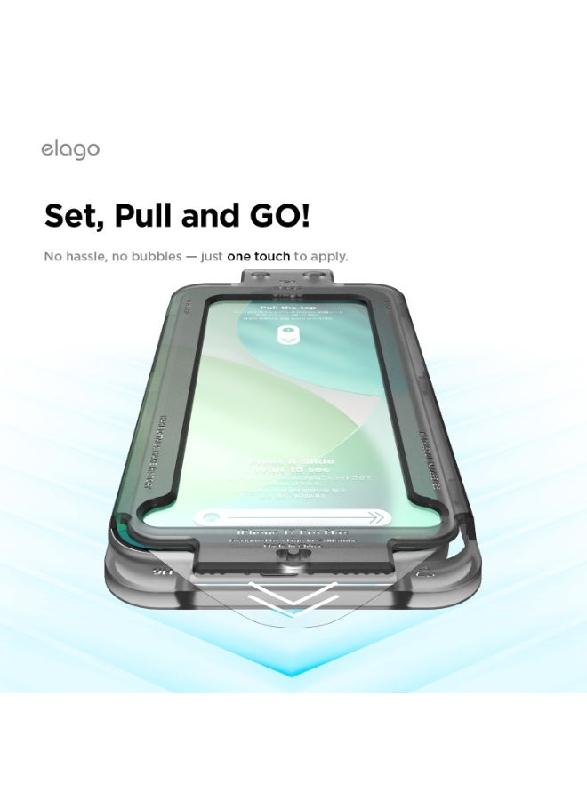 Elago Tempered Glass for iPhone 17 Pro MAX (2025) Screen Protector - [1 PACK] with Easy Installation Tray - Image 3