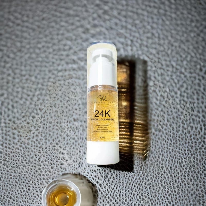24K Gold Facial Cleanser 1 fl oz Deep Cleansing